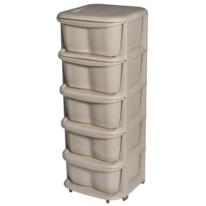 Chest of drawers UNA 5D mocha