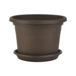 Cylinder pot 250 brown