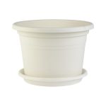 Cylinder pot 250 white