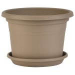 Cylinder pot 400 mocha